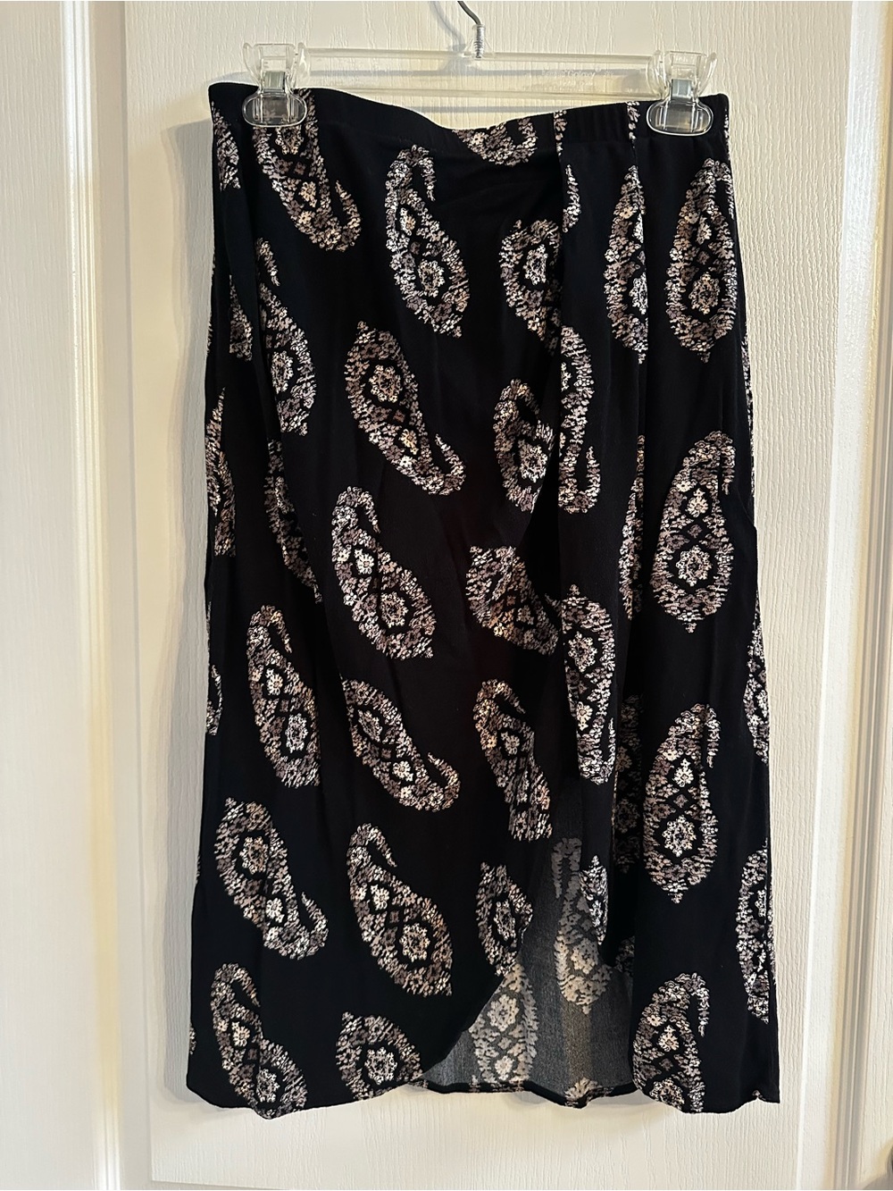 knox rose paisley print midi skirt